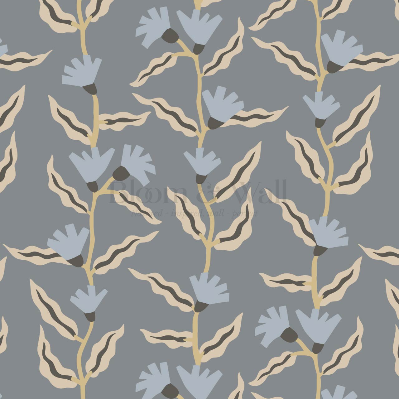 Adaline Folk Vine Sky Wallpaper