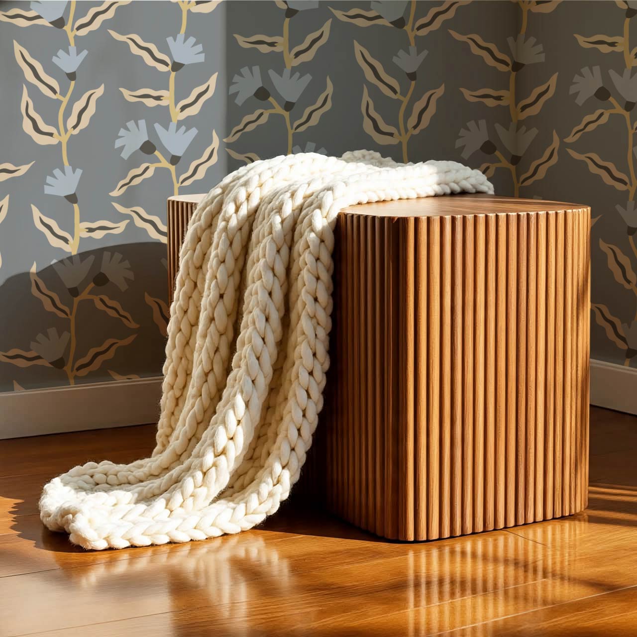 Adaline Folk Vine Sky Wallpaper