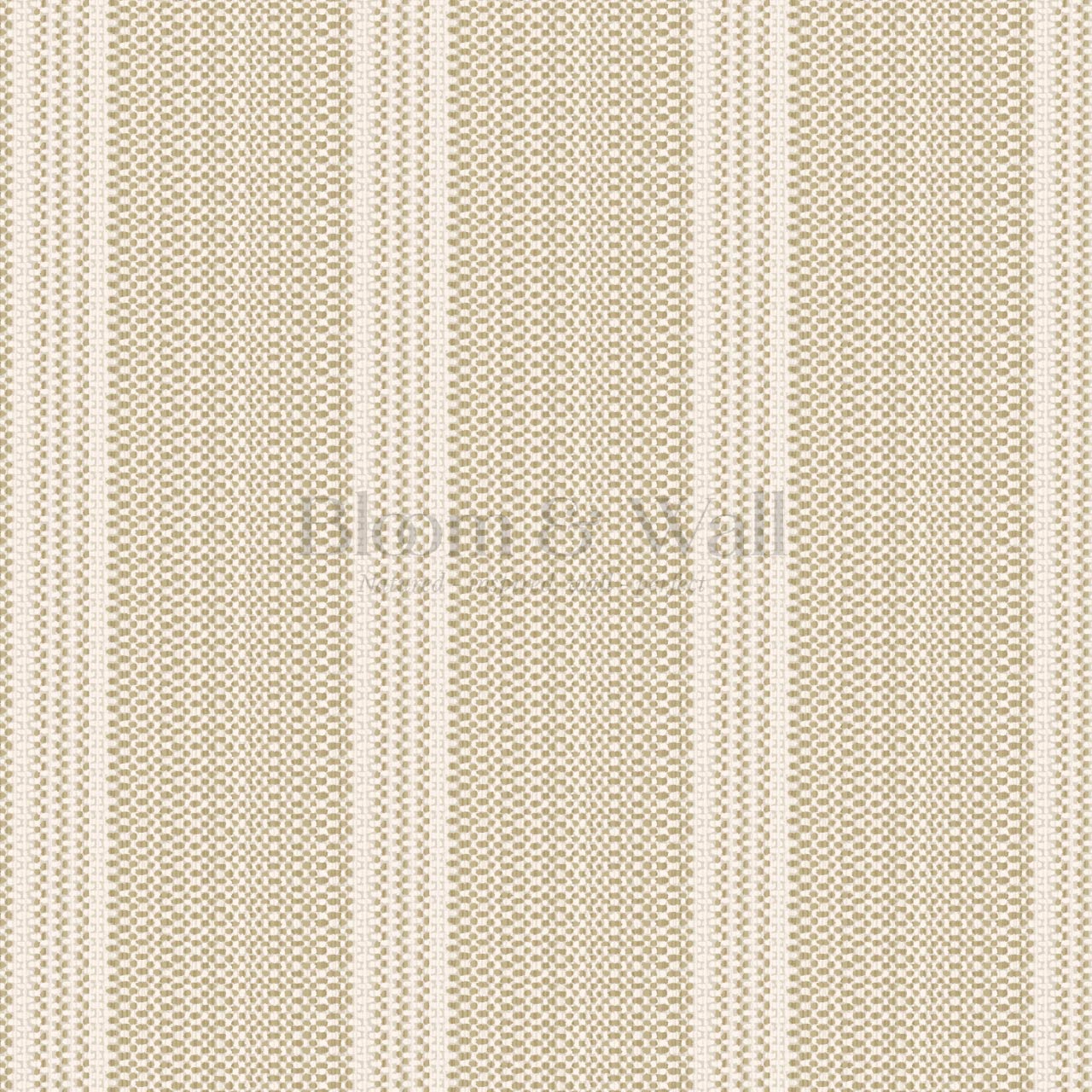 Adelheid Woven Ticking Stripes Neutral Wallpaper
