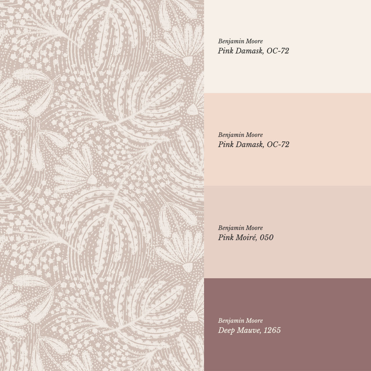 Aina Botanical Garden Mauve Wallpaper