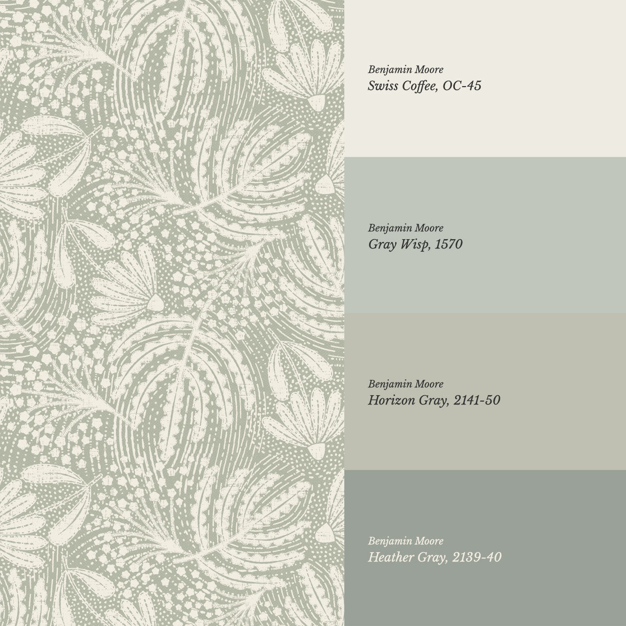 Aina Botanical Garden Sage Wallpaper