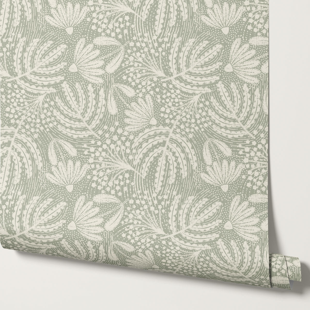Aina Botanical Garden Sage Wallpaper