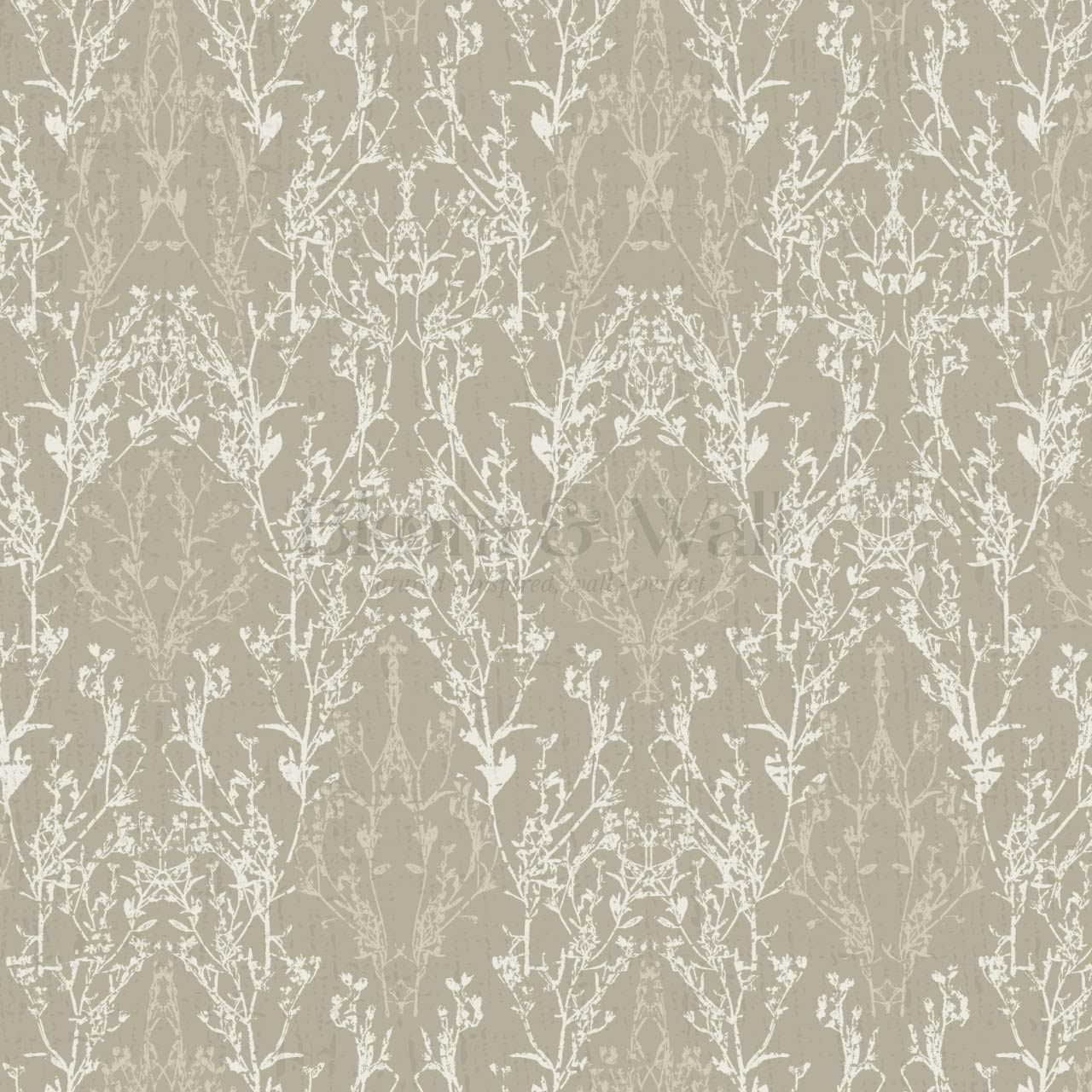 Almeta Delicate Lace Stone Wallpaper