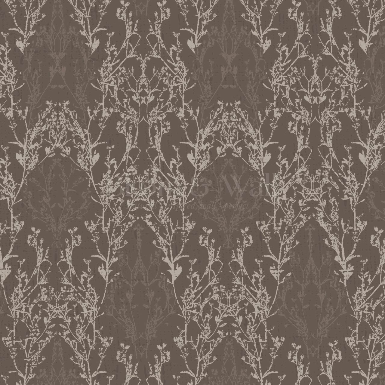 Almeta Delicate Lace Wet Clay Wallpaper