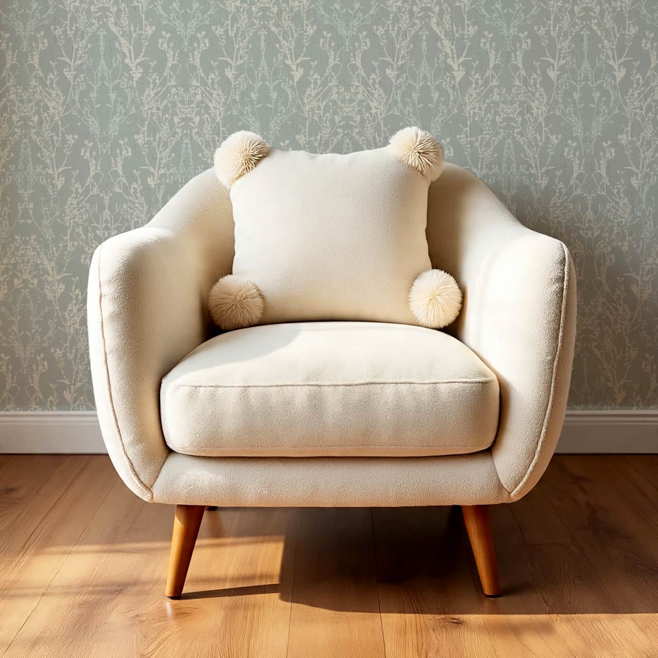 Almeta Delicate Lace Dove Gray Wallpaper