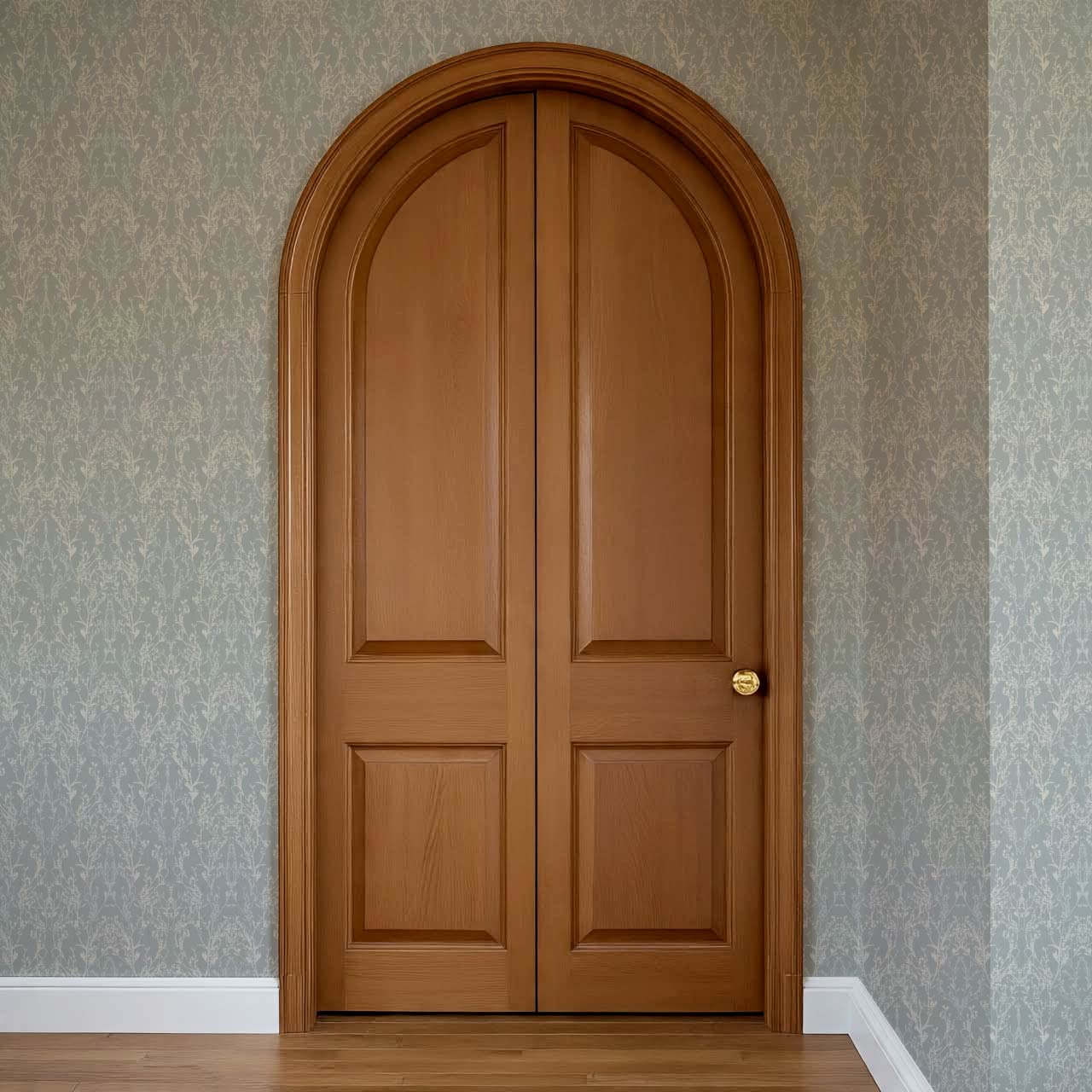 Almeta Delicate Lace Dove Gray Wallpaper