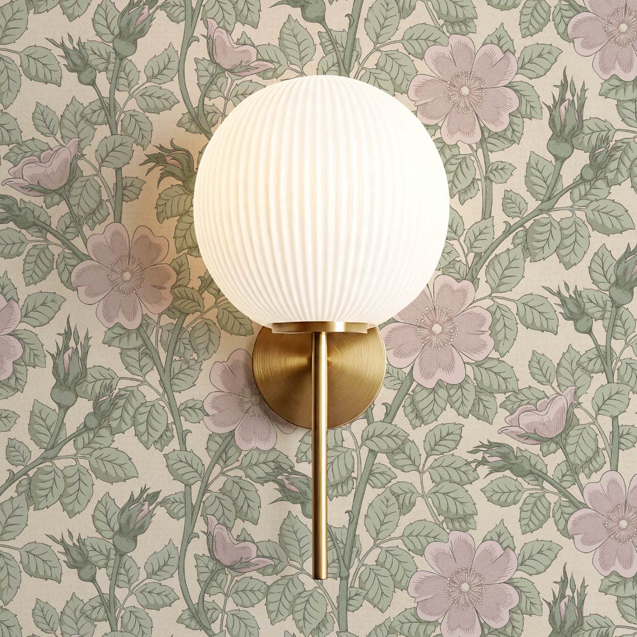 Amara Dog Rose Lavender Wallpaper