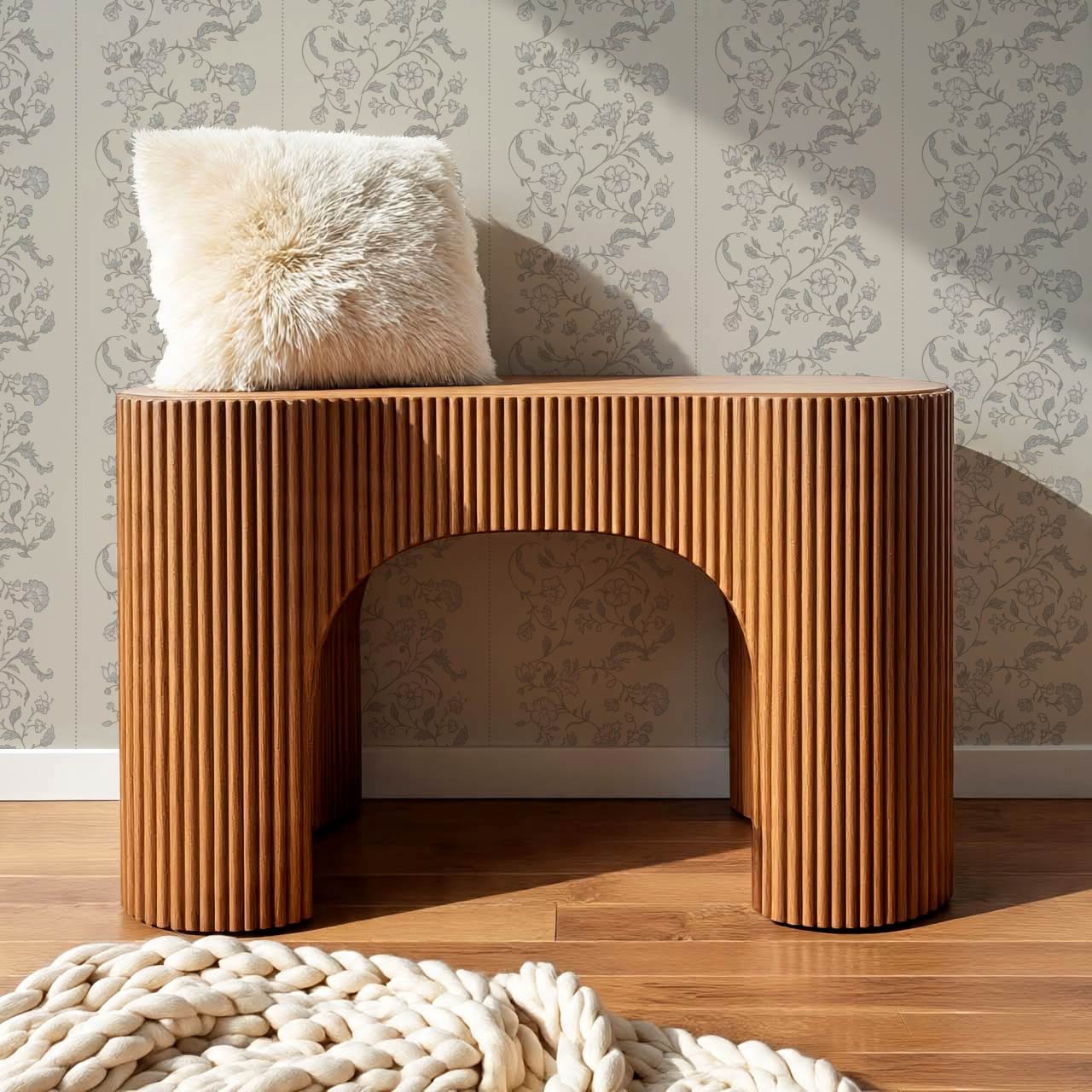 Amira Silk Garden Stripes Antique Grey Wallpaper