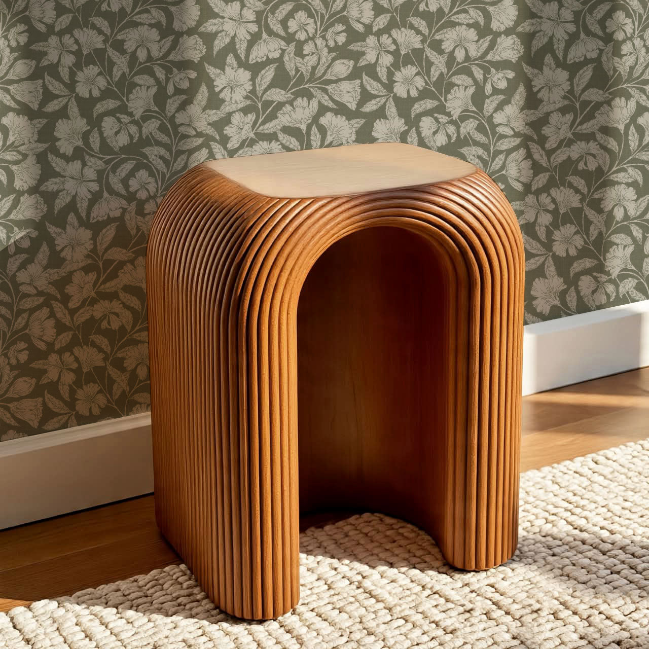 Andrea Godetia Allover Forest Wallpaper