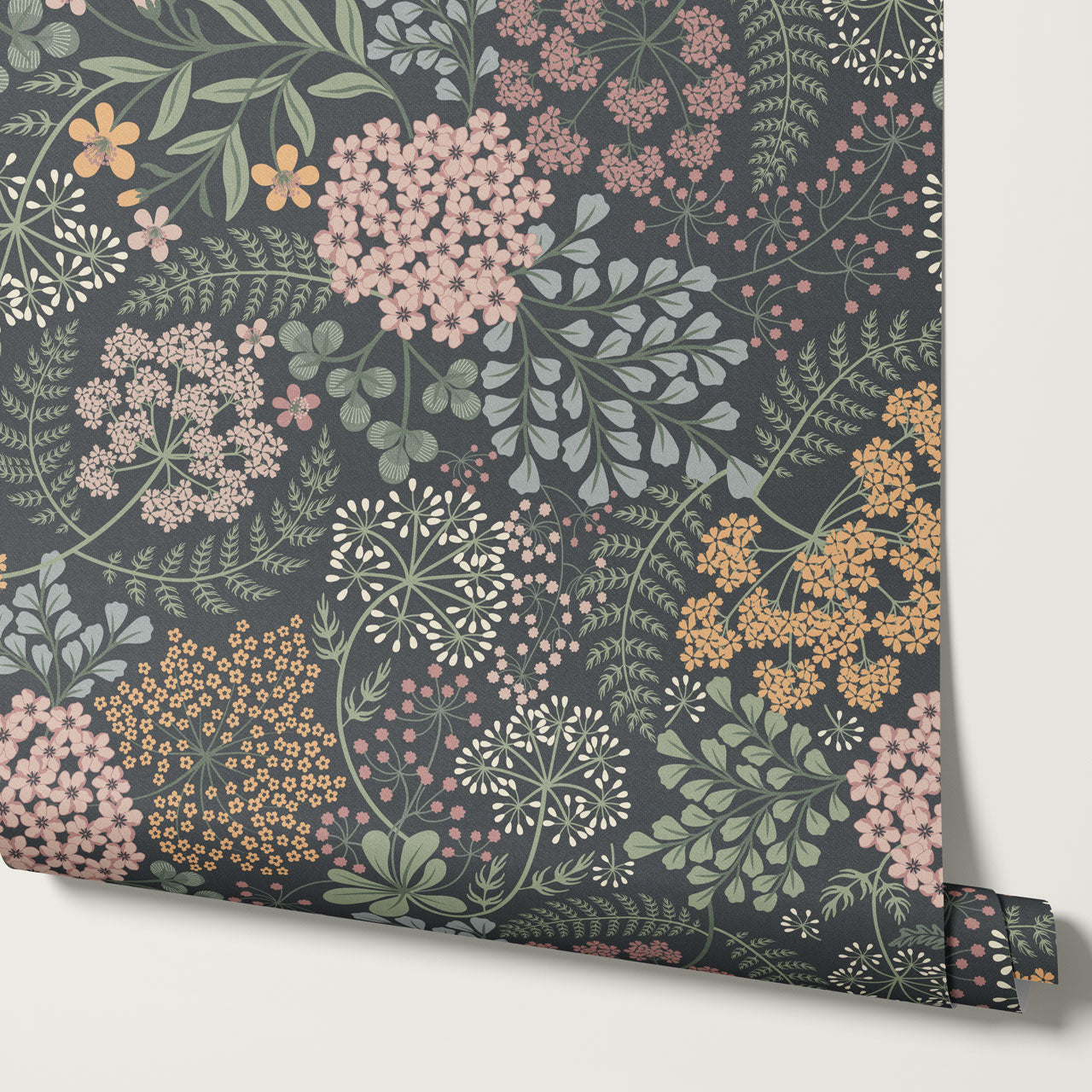 Anette Floriography Garden Slate Wallpaper