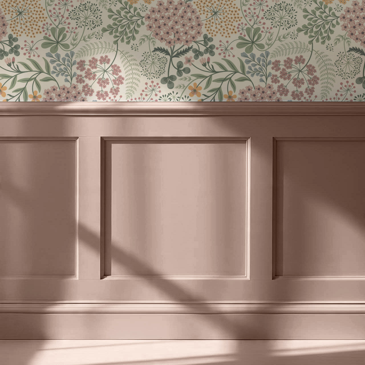 Anette Floriography Garden Cream Wallpaper