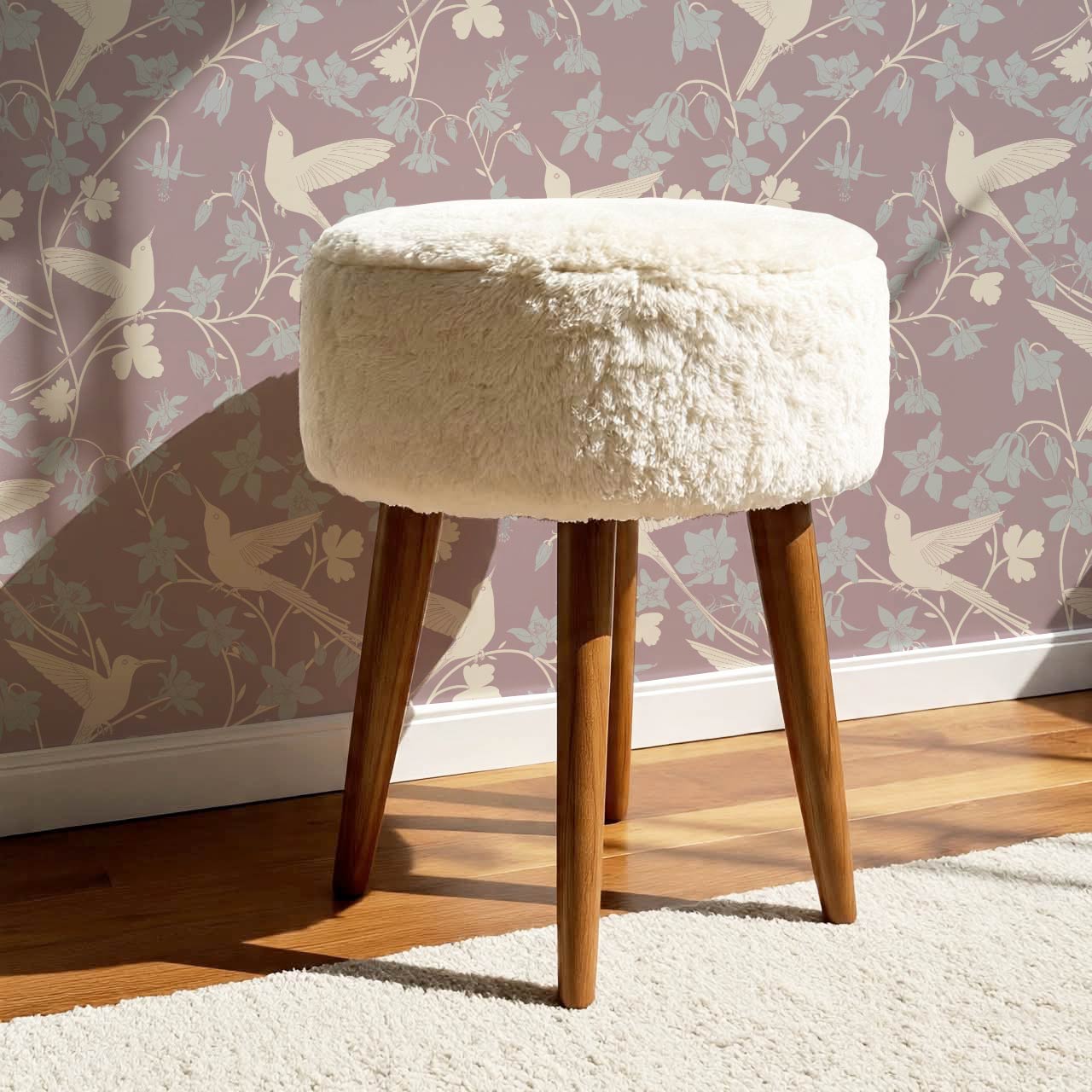 Angela Birdsong & Bloom Mulberry Wallpaper