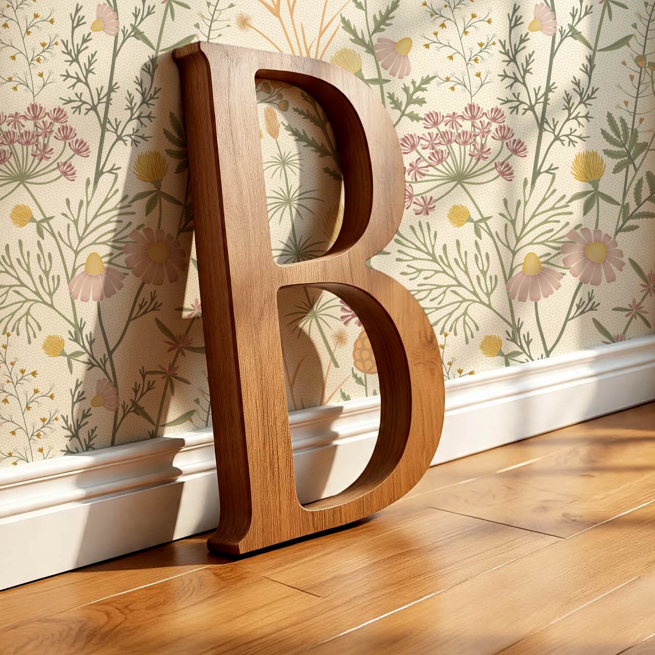 Annabelle Botanical Weeds Pastel Wallpaper