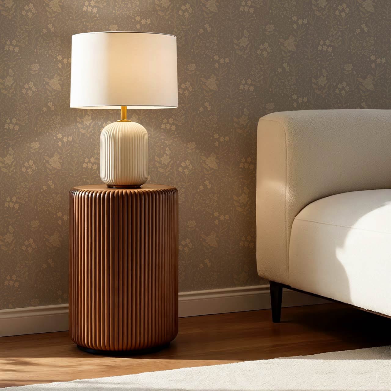 Antonella Delicate Blooms Cinnamon Wallpaper