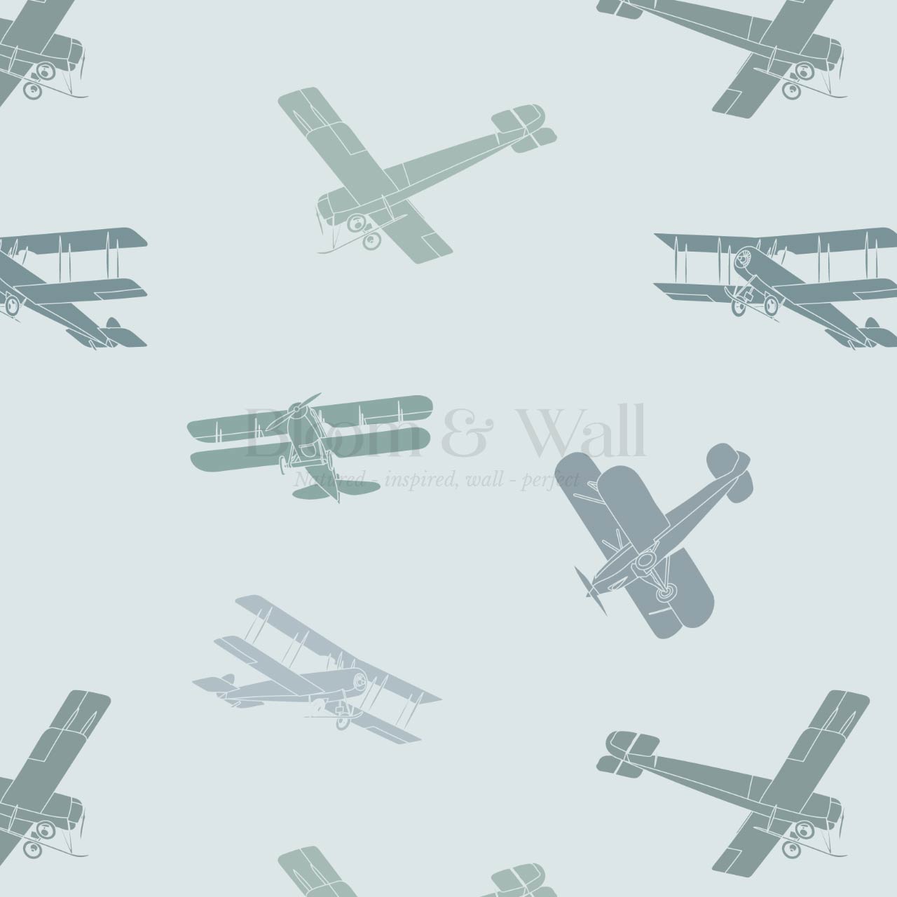 Arri Flying Planes Blue Wallpaper