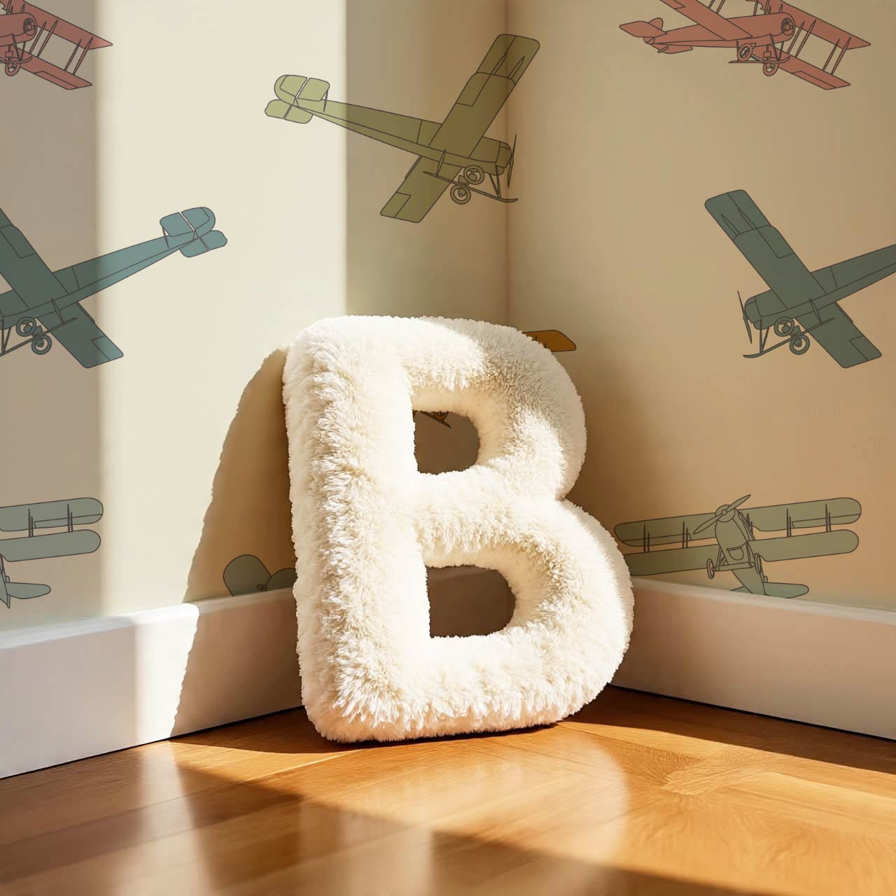 Arri Flying Planes Ivory Multi Color Wallpaper