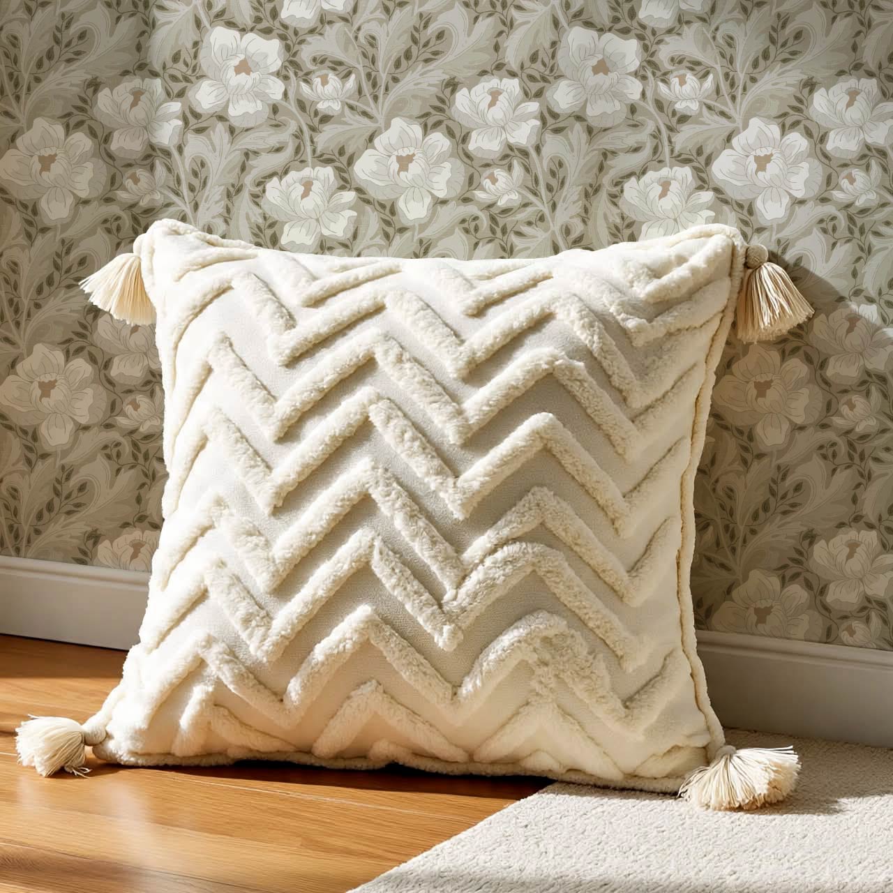 Asila Peonies Olive Wallpaper