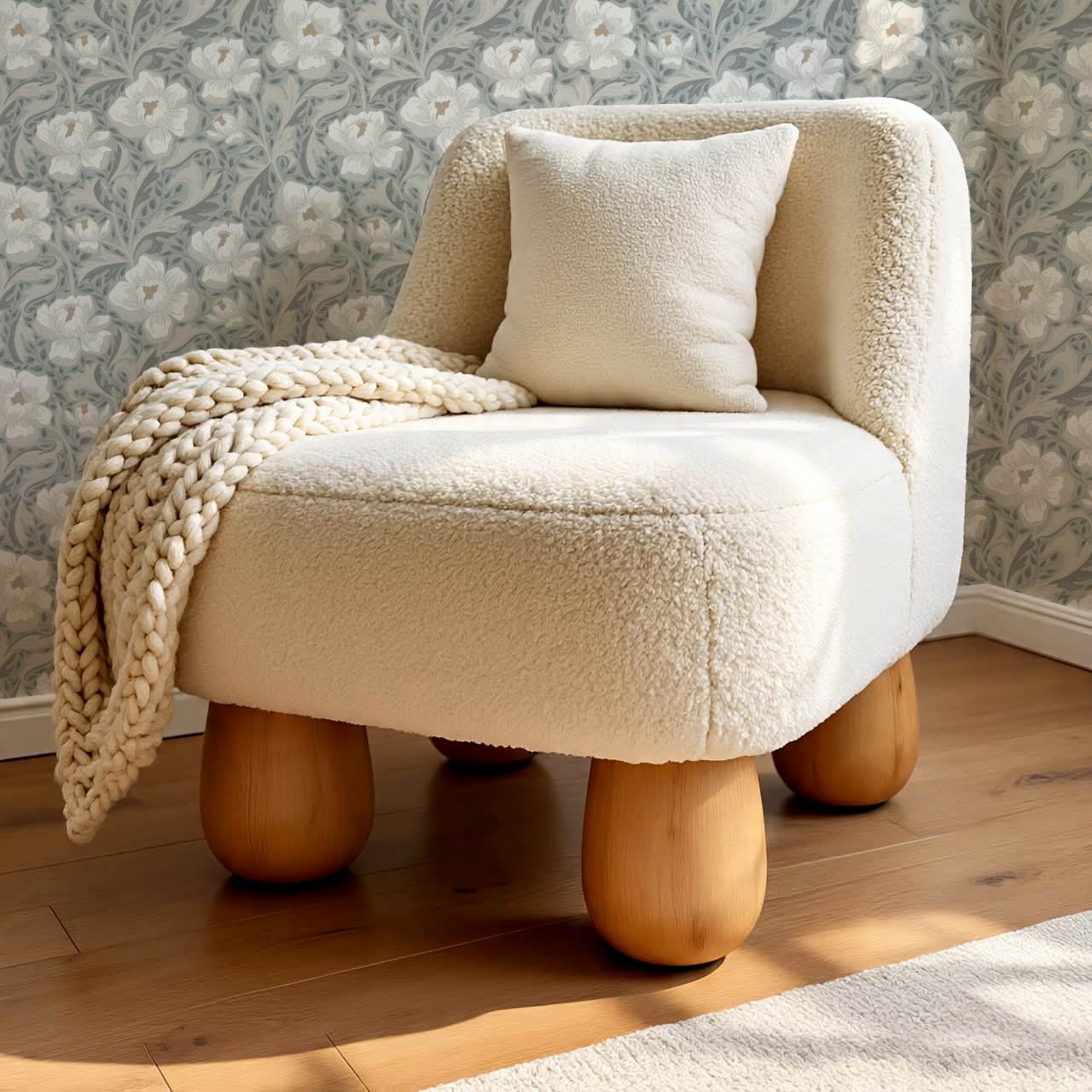 Asila Peonies Sea Glass Beige Wallpaper