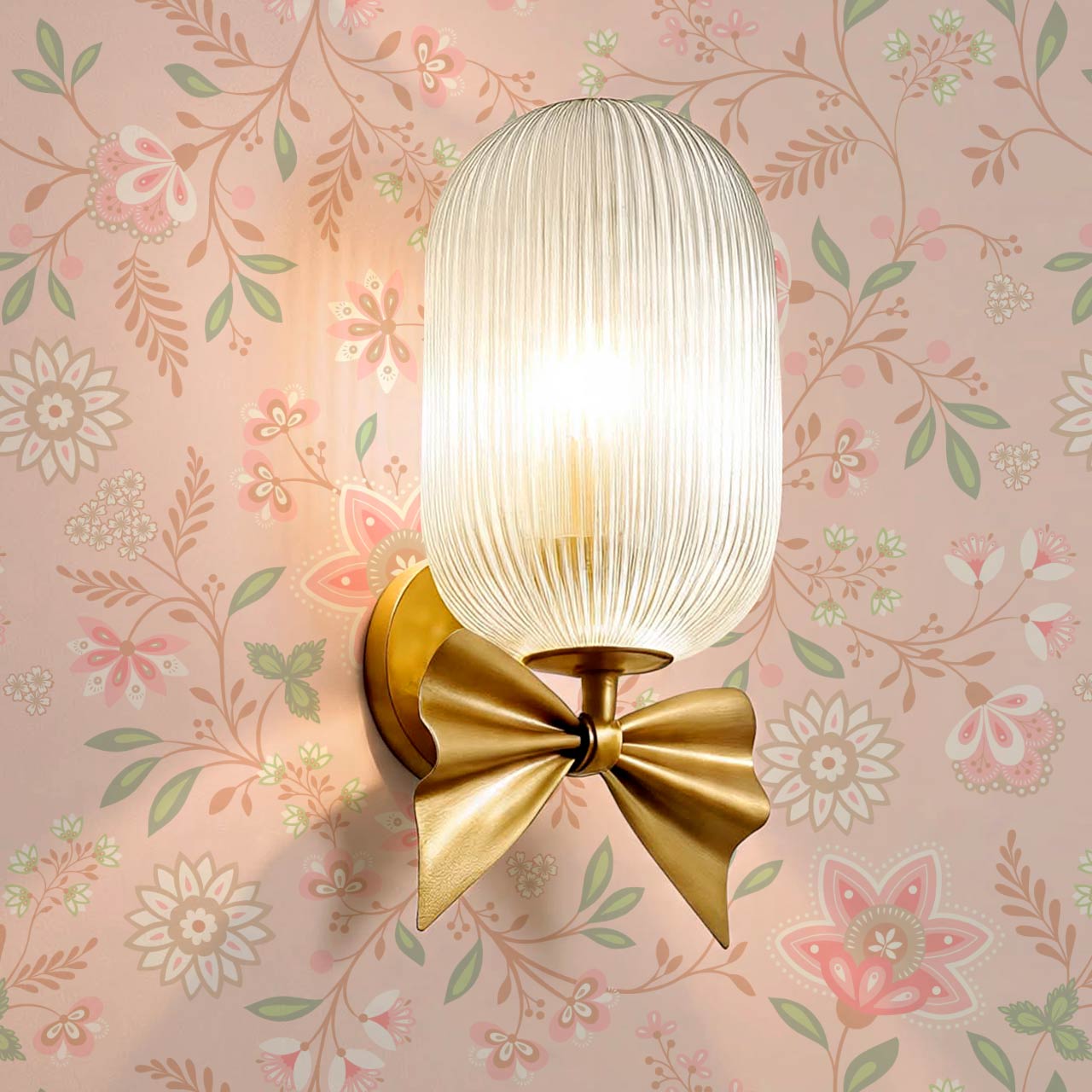 Auguste Large Springvine Blush Sage Wallpaper