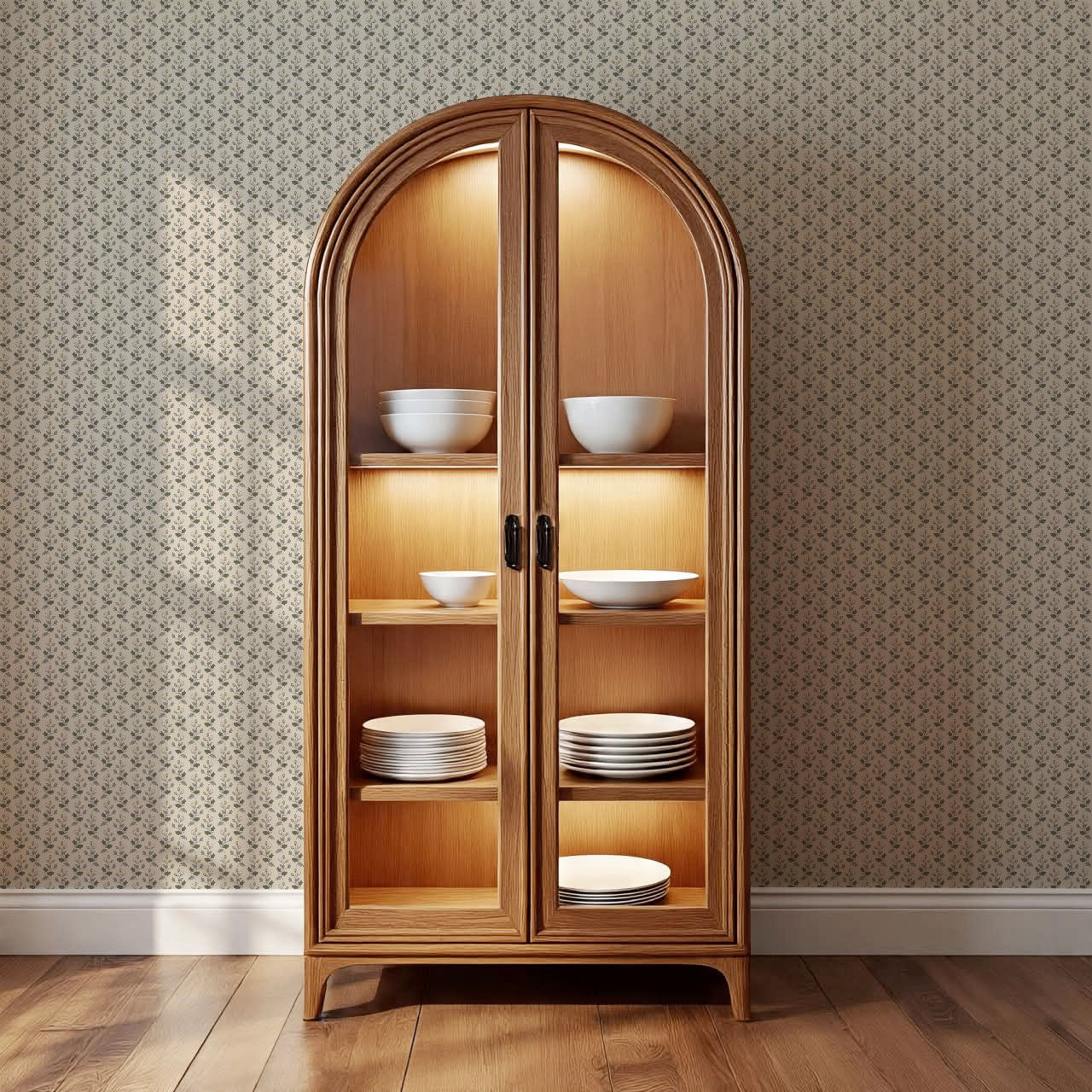 Jayleen Indiska Florals Olive Green Wallpaper