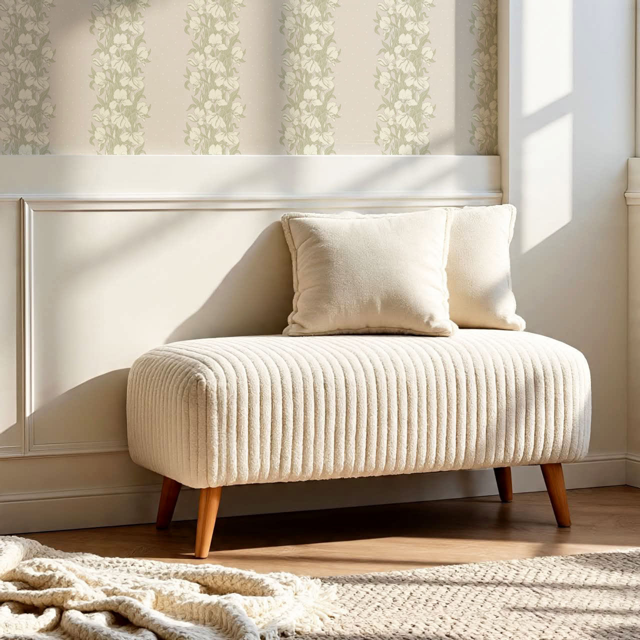 Avianna Ginger Lilies Pearl Pink Wallpaper