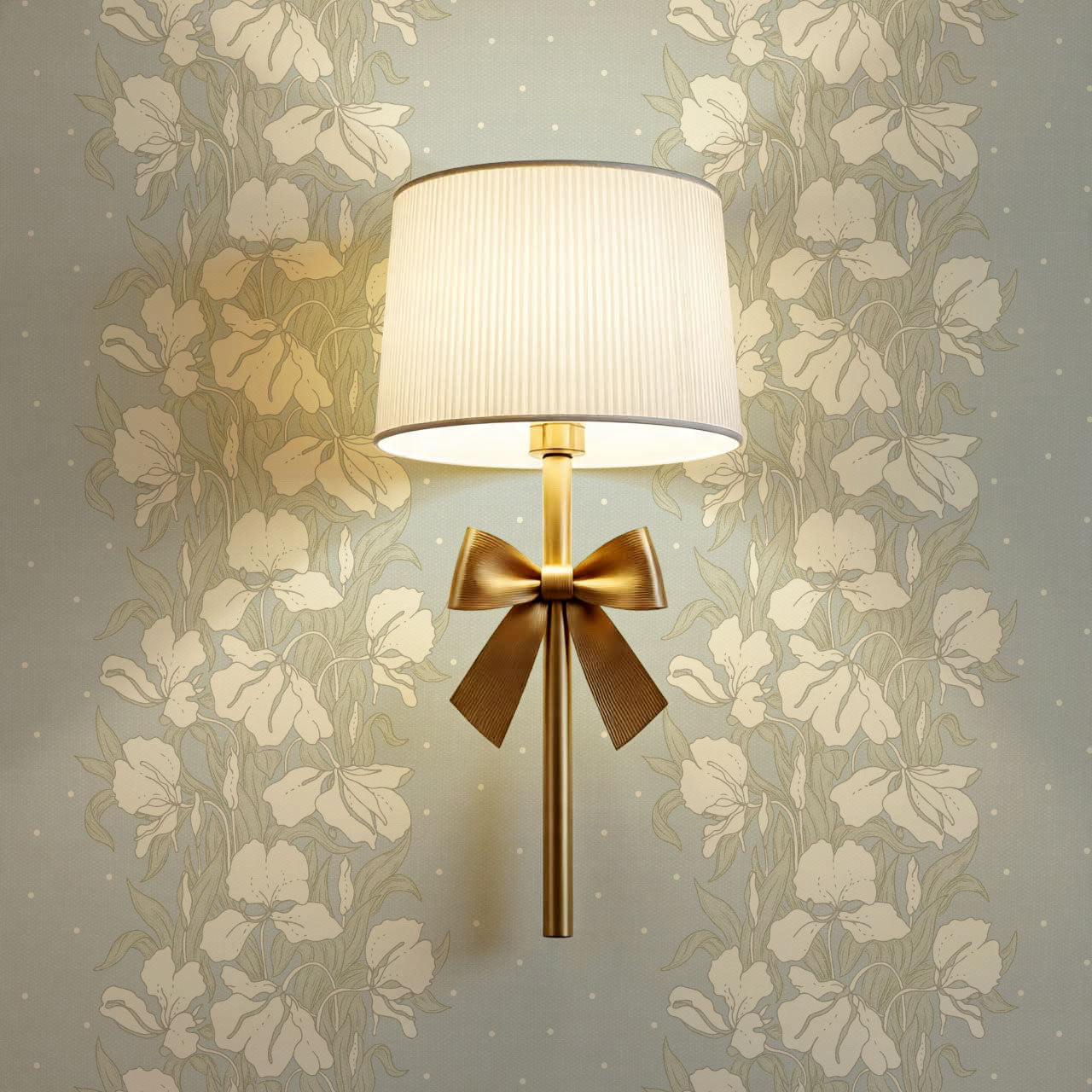 Avianna Ginger Lilies Duck Egg Wallpaper