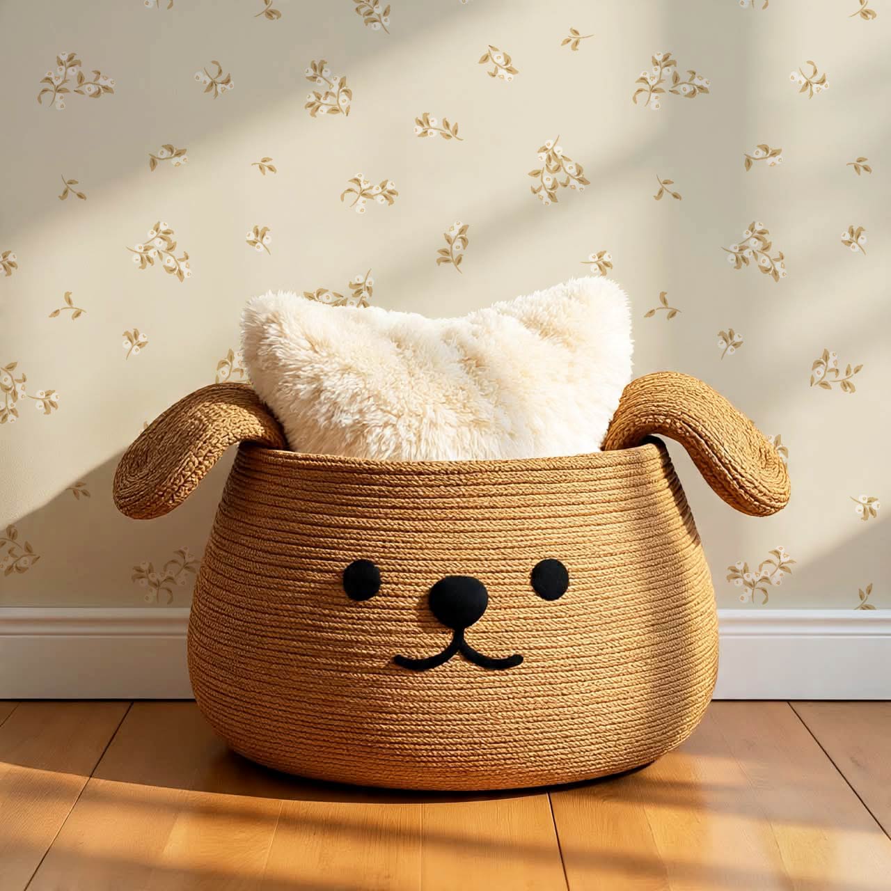 Ayla Delicate Berries Neutral Wallpaper