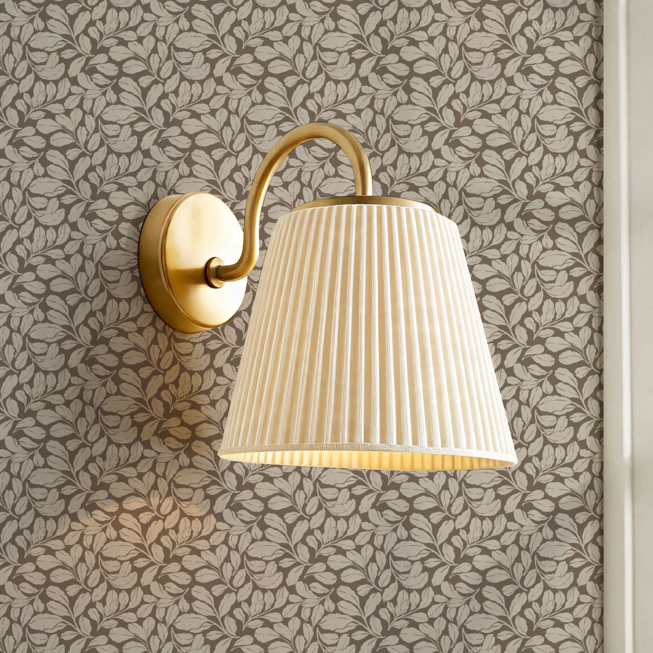 Bailey Elmwood Umber Wallpaper