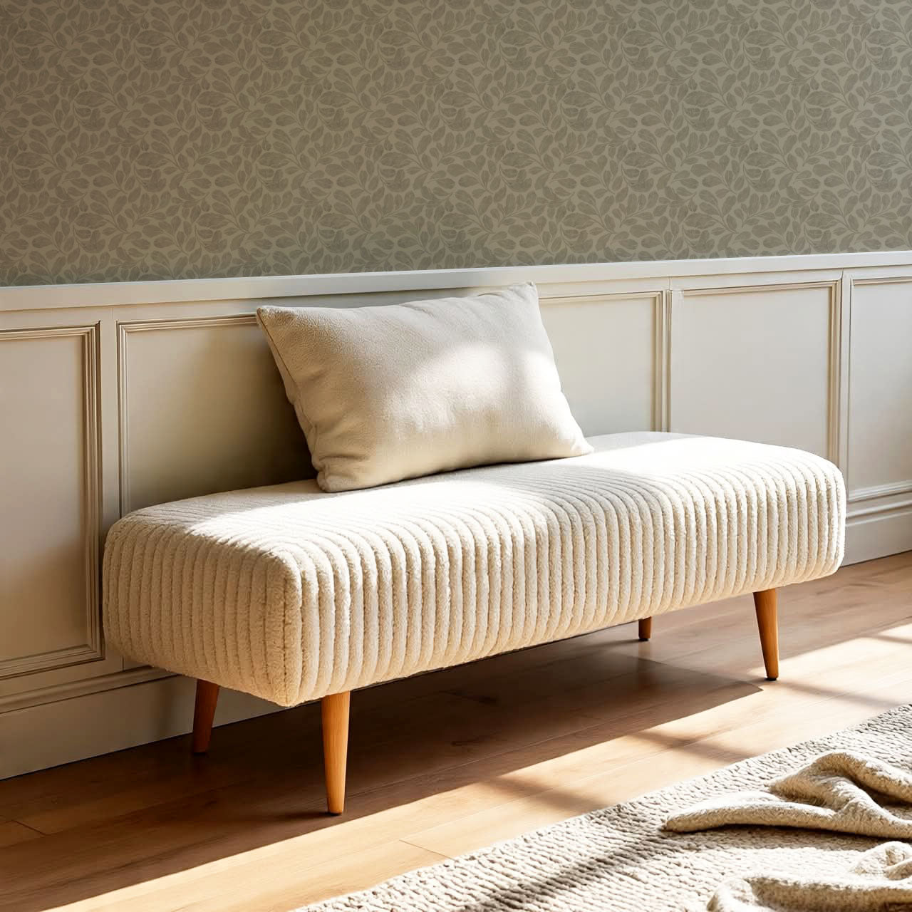 Bailey Elmwood Wheat Wallpaper