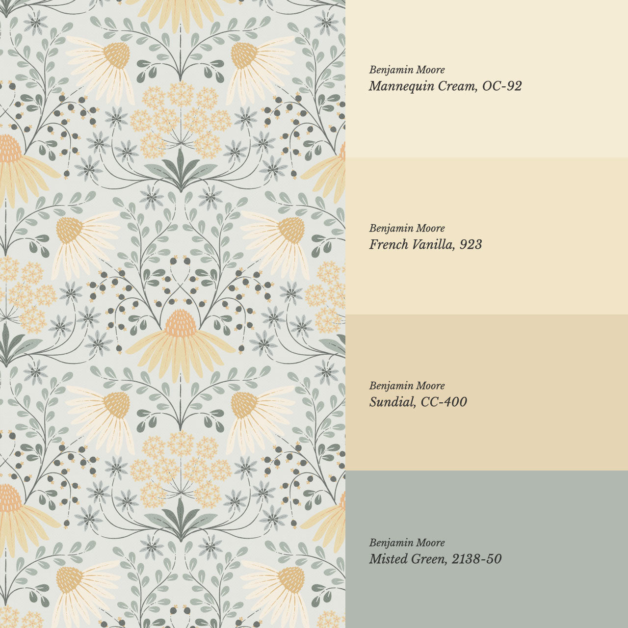 Belle Daisy Garden Sky Wallpaper