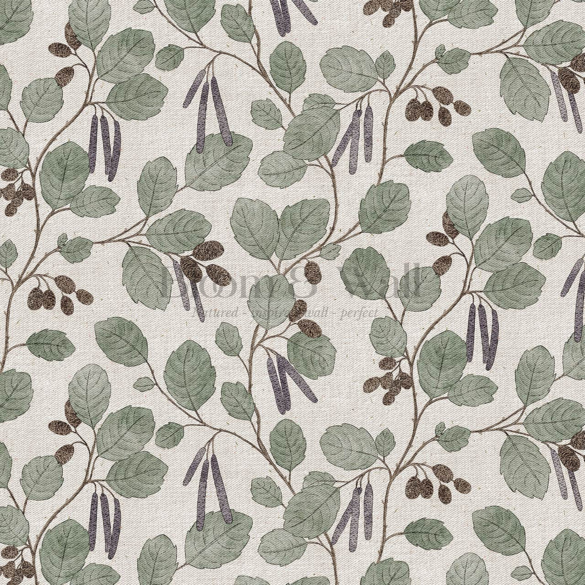 Blanca Wild Alder Forest Plum Bone Wallpaper