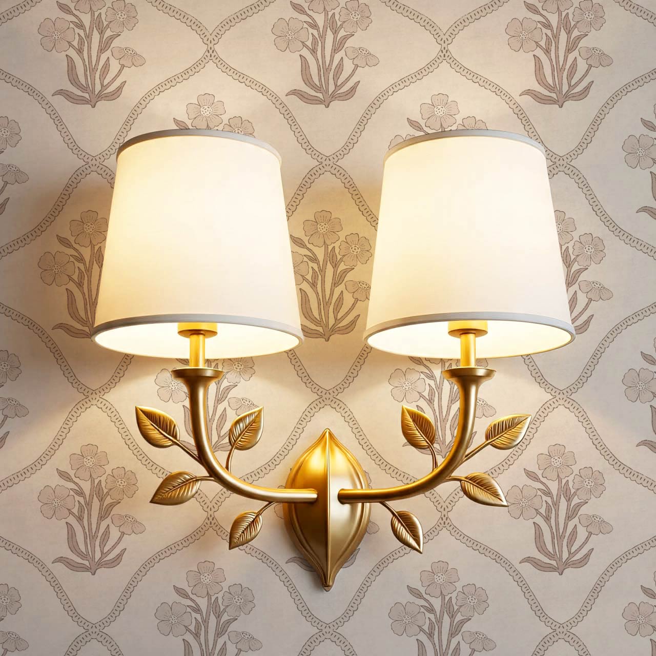 Brigida Garden Weave Rose Dust Petal Wallpaper