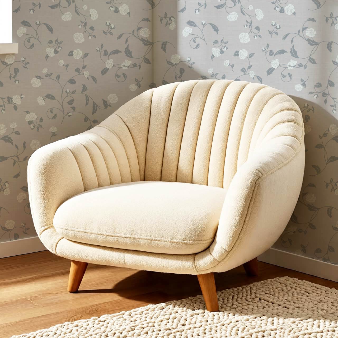 Bella Roses Slate Wallpaper