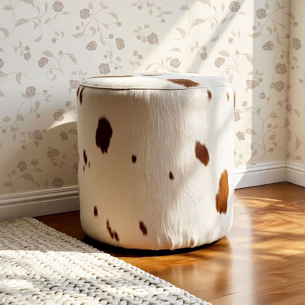 Bella Roses Neutral Wallpaper