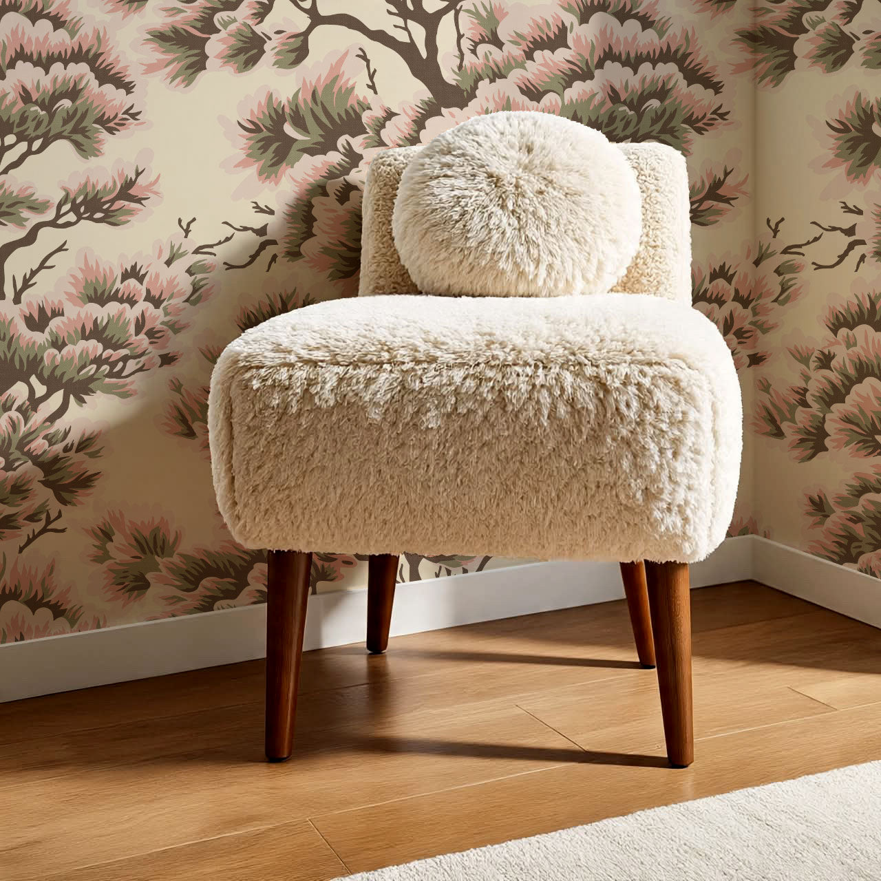 Sutton Umbria Woods Soft Pink Wallpaper