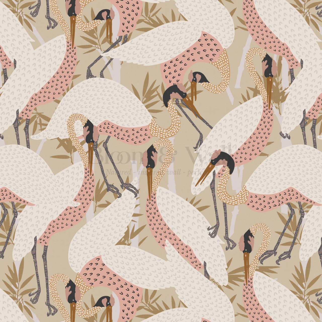 Callie Herons Blush Beige Wallpaper