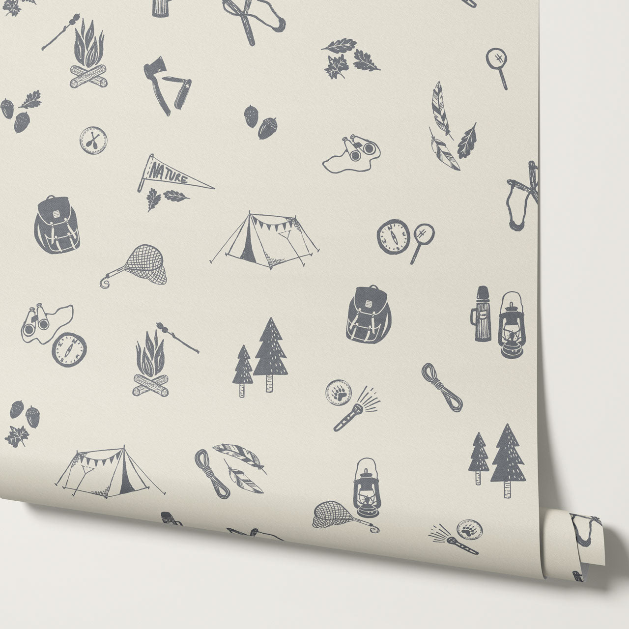 Charlie Camping Trip Slate Wallpaper
