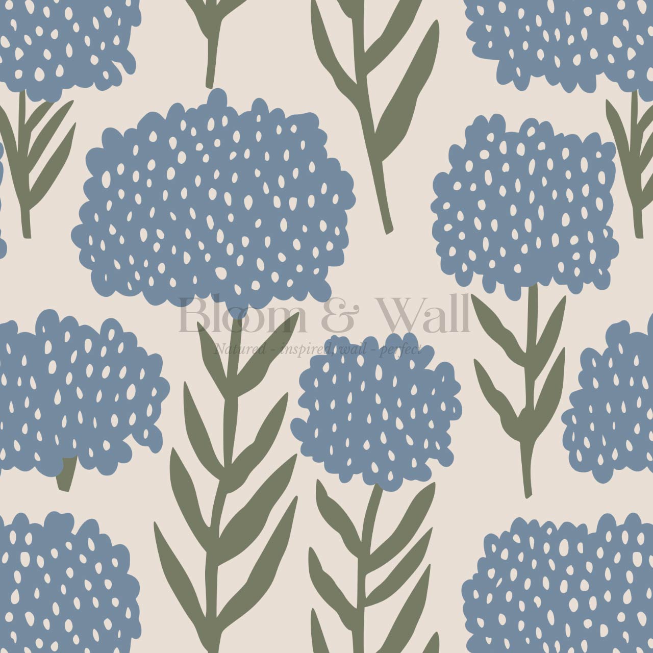 Charlotte Folk Blossom Cloud Forest Wallpaper