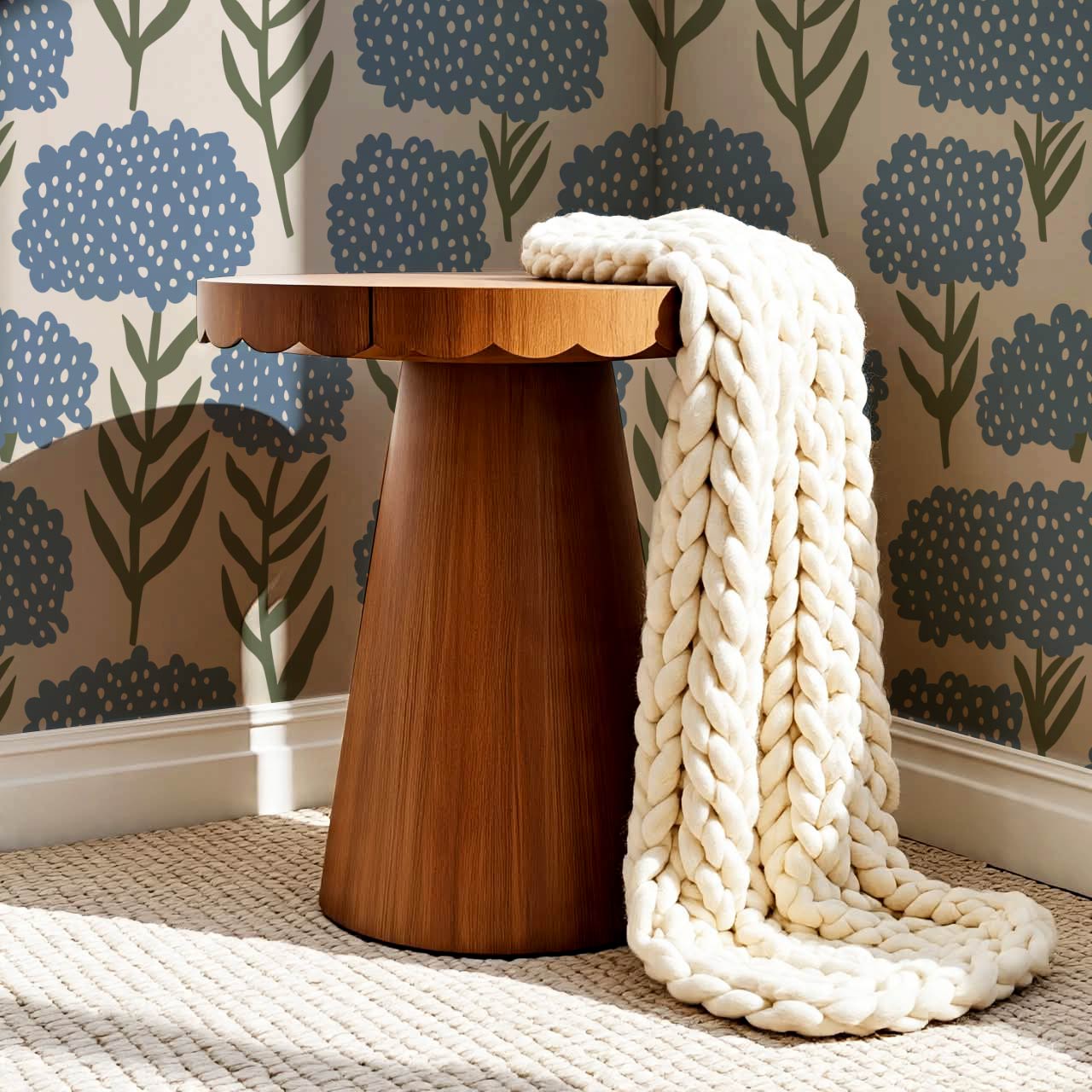 Charlotte Folk Blossom Cloud Forest Wallpaper