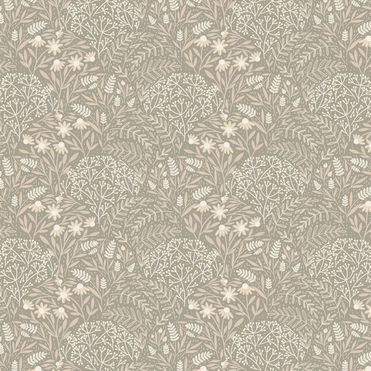 Chloe Meadows Neutral Wallpaper