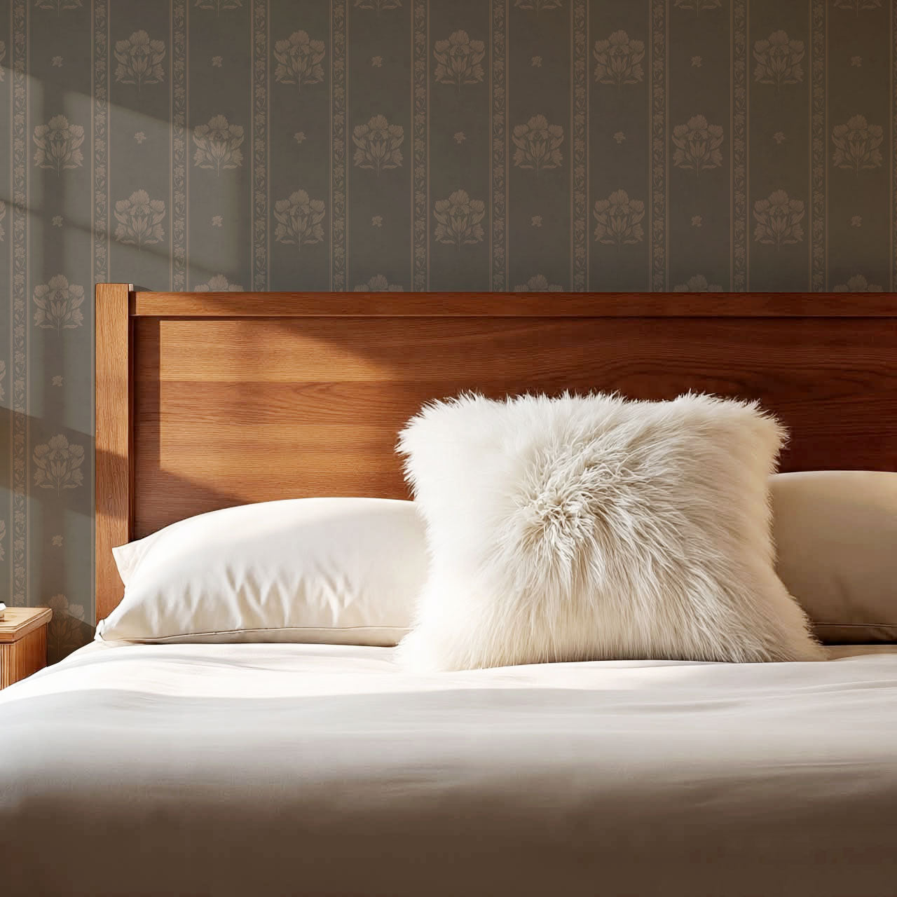 Cora Garden Tapestry Smoke Wallpaper