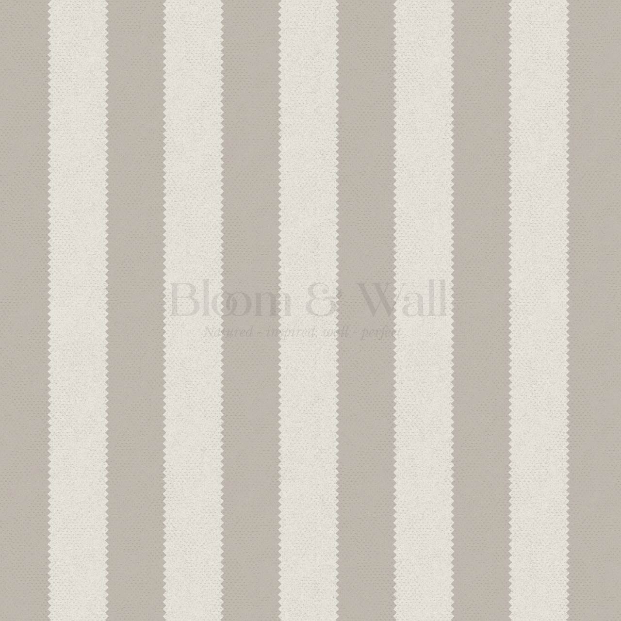 Darta Cabana Stripes Taupe Wallpaper