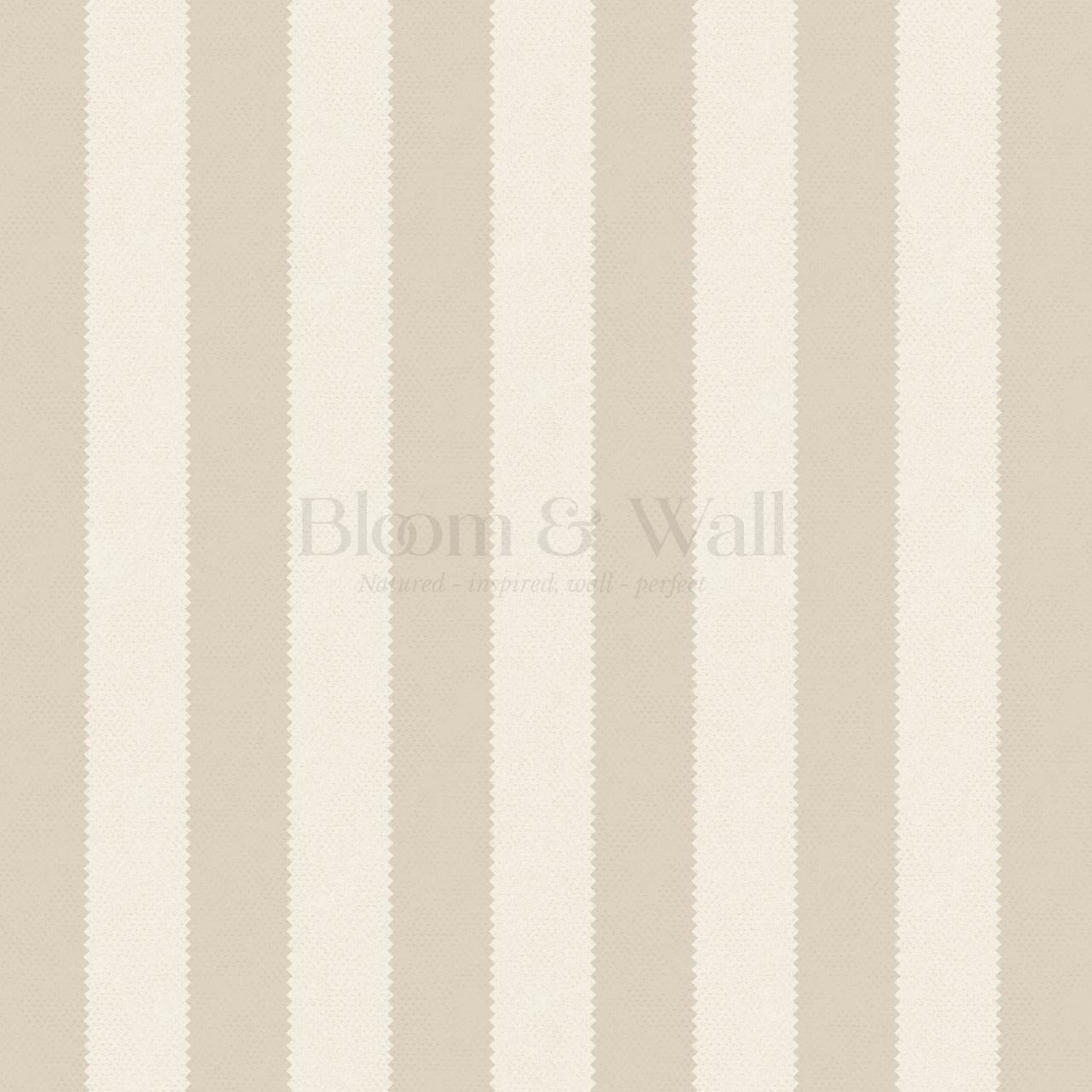Darta Cabana Stripes Neutral Beige Wallpaper