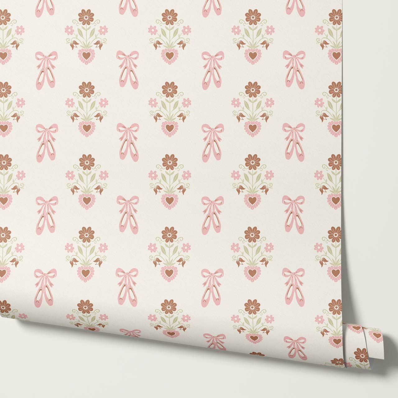 Elaina Balletcore Blush Wallpaper