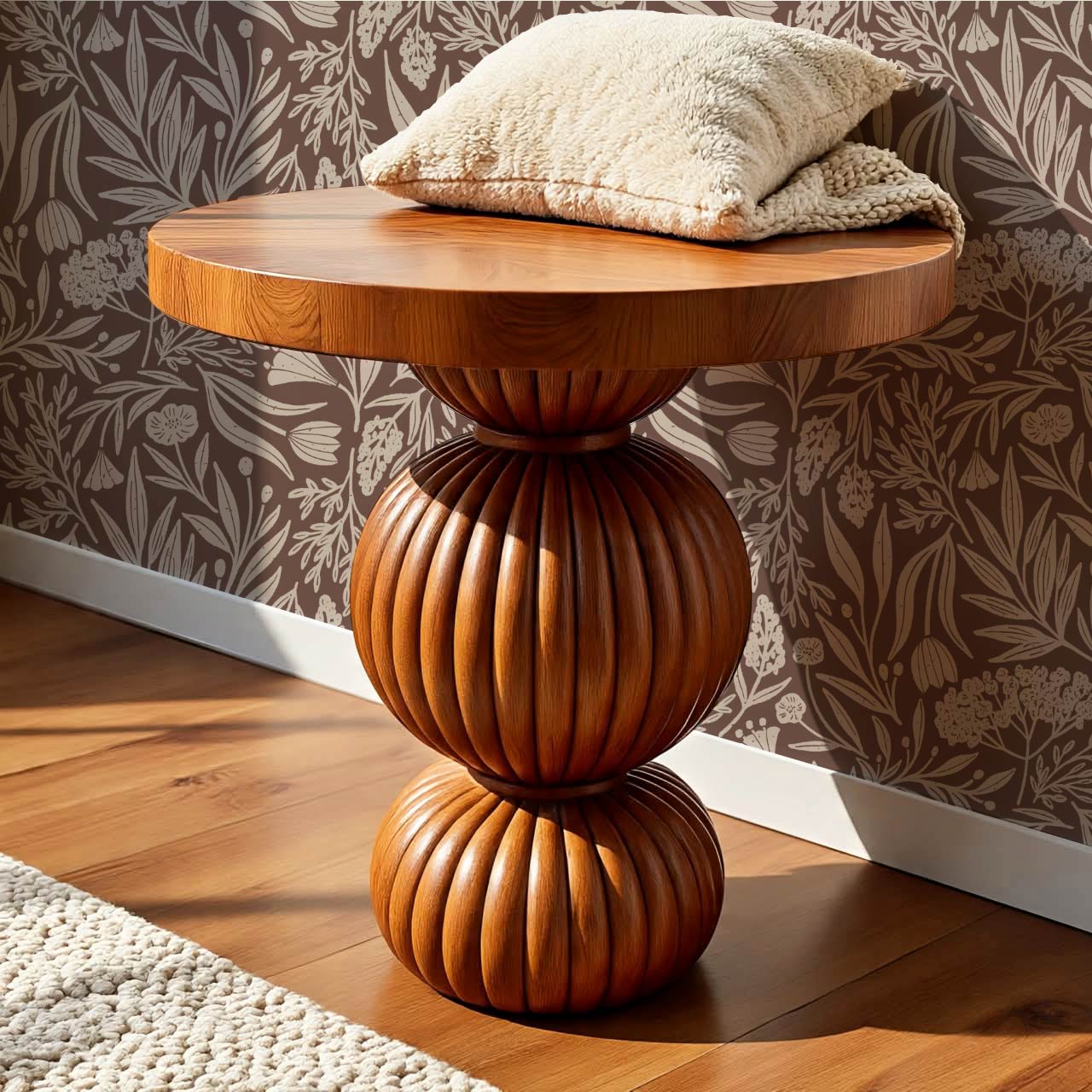Elene Garden Chocolate Berry Wallpaper