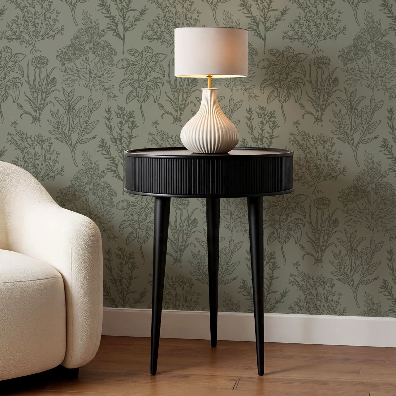 Elisabeth Herbarium Forest Wallpaper