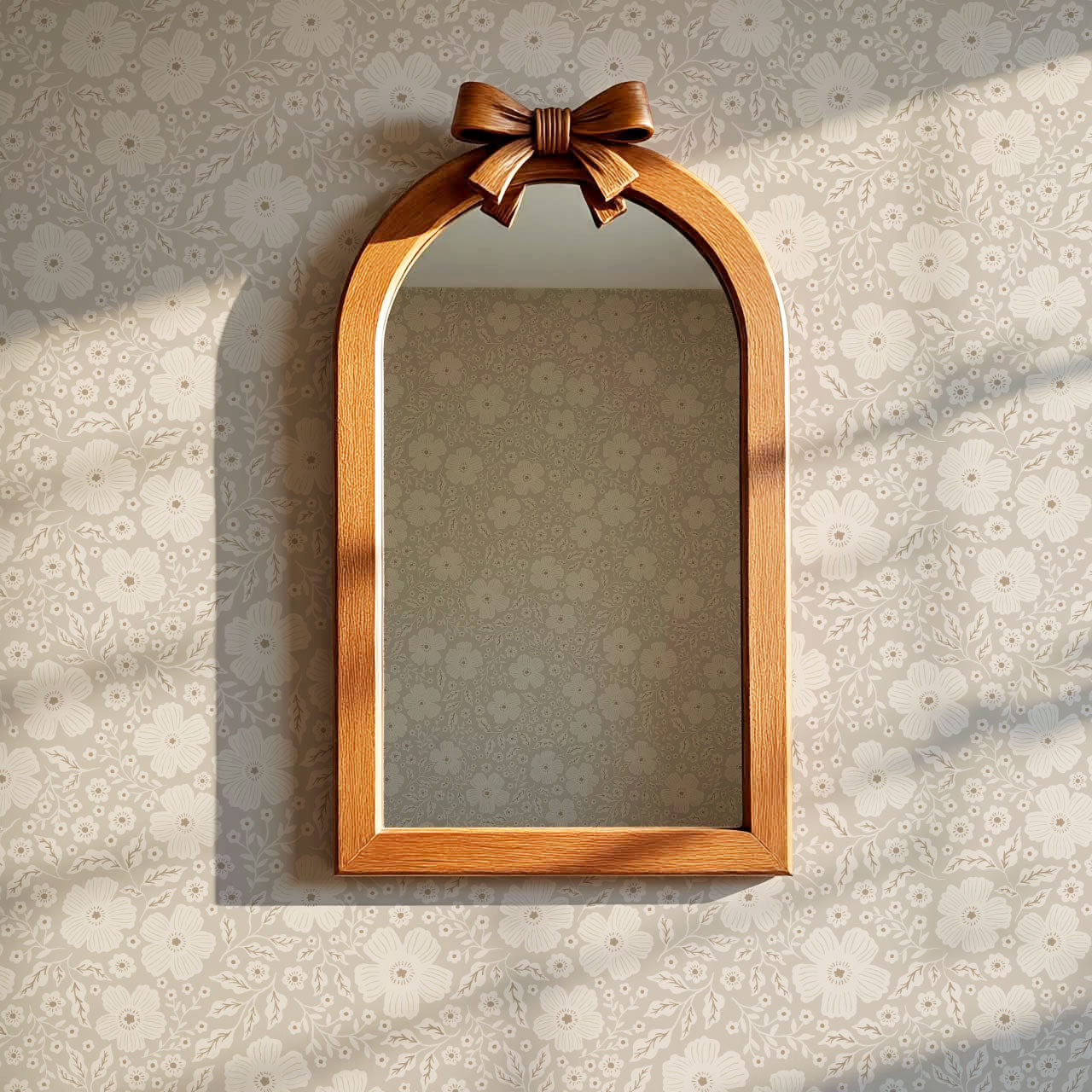 Elisabetta Bloomery Neutral Wallpaper