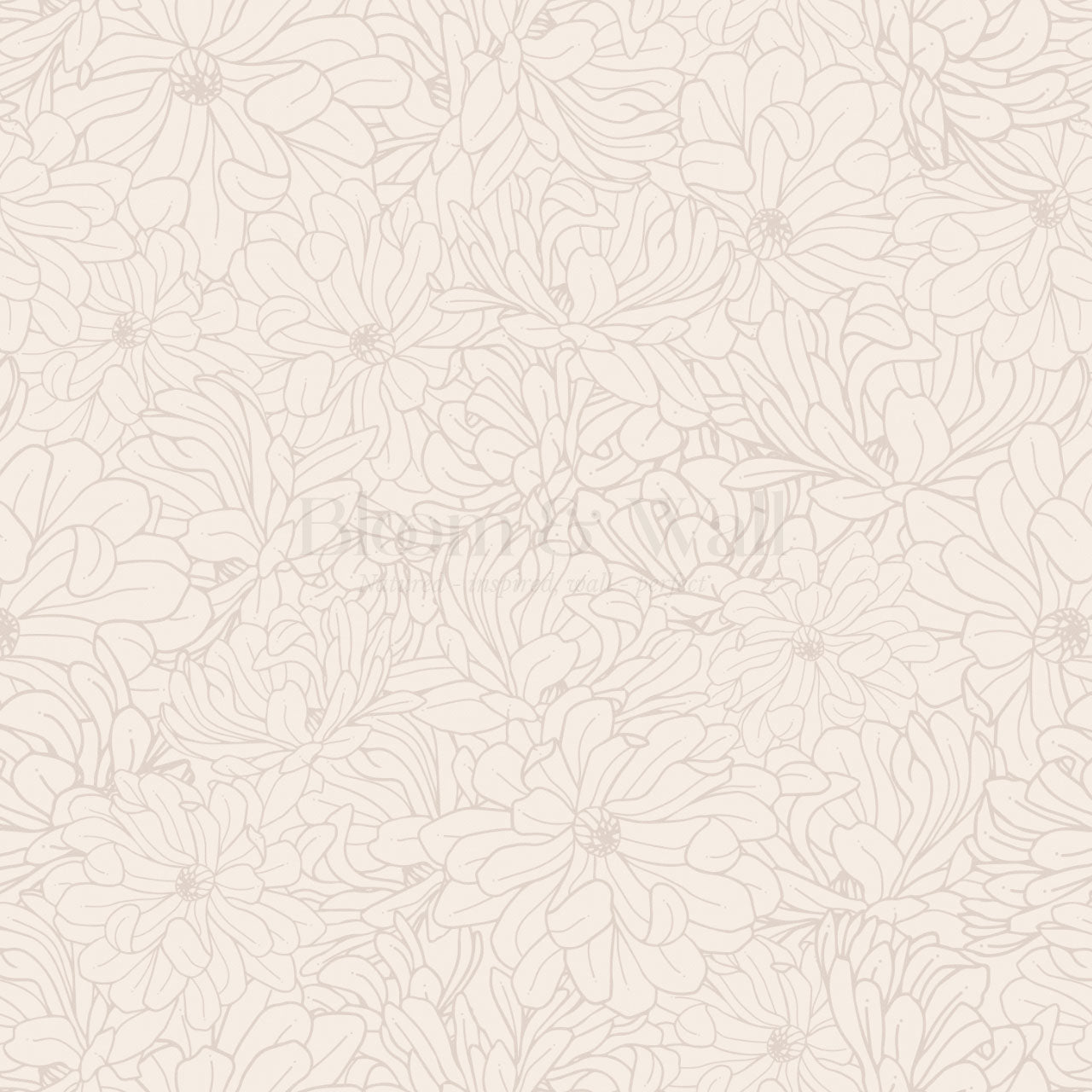 Eloise Magnolia Petals Cream Wallpaper
