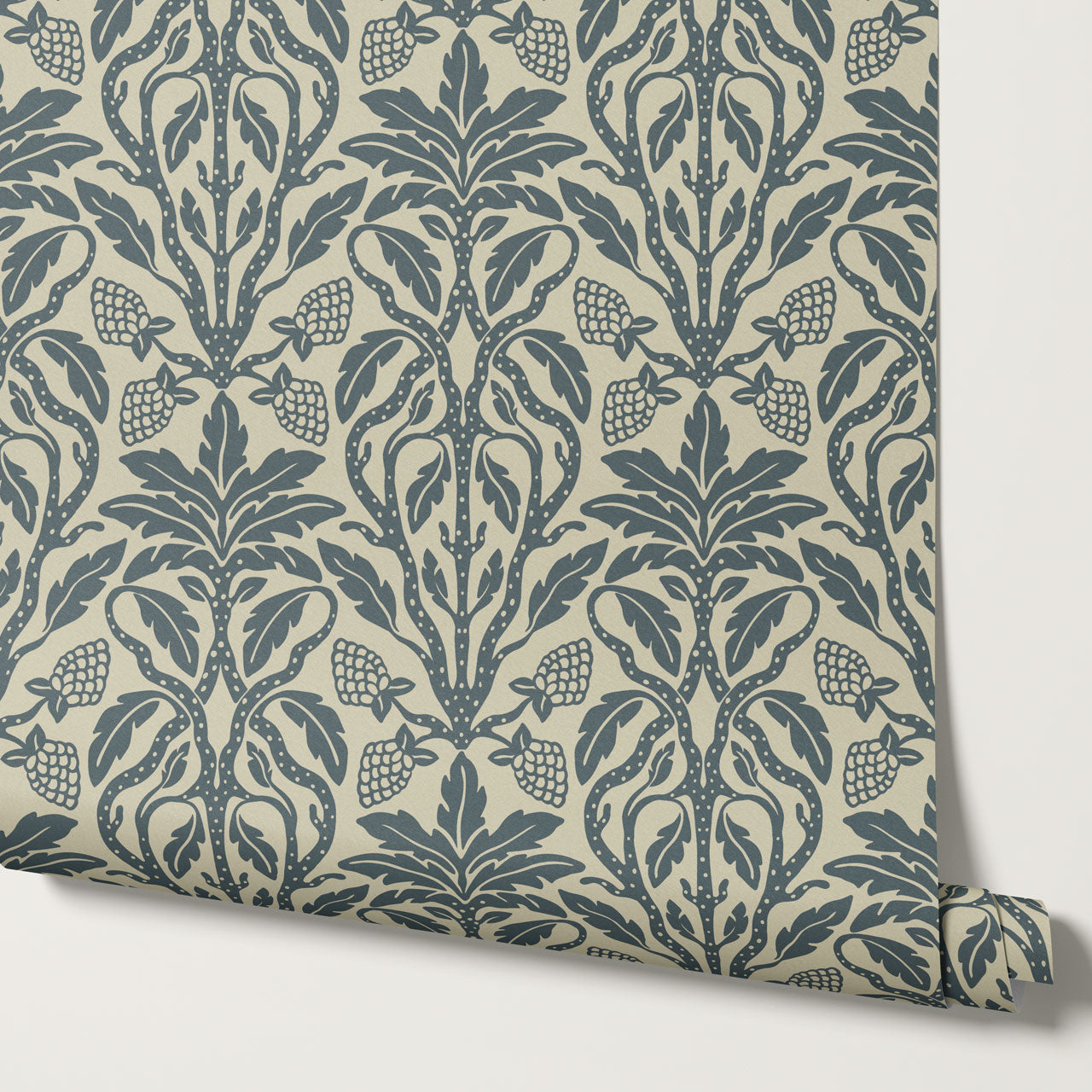 Elora Vintage Glamour Slate Wallpaper