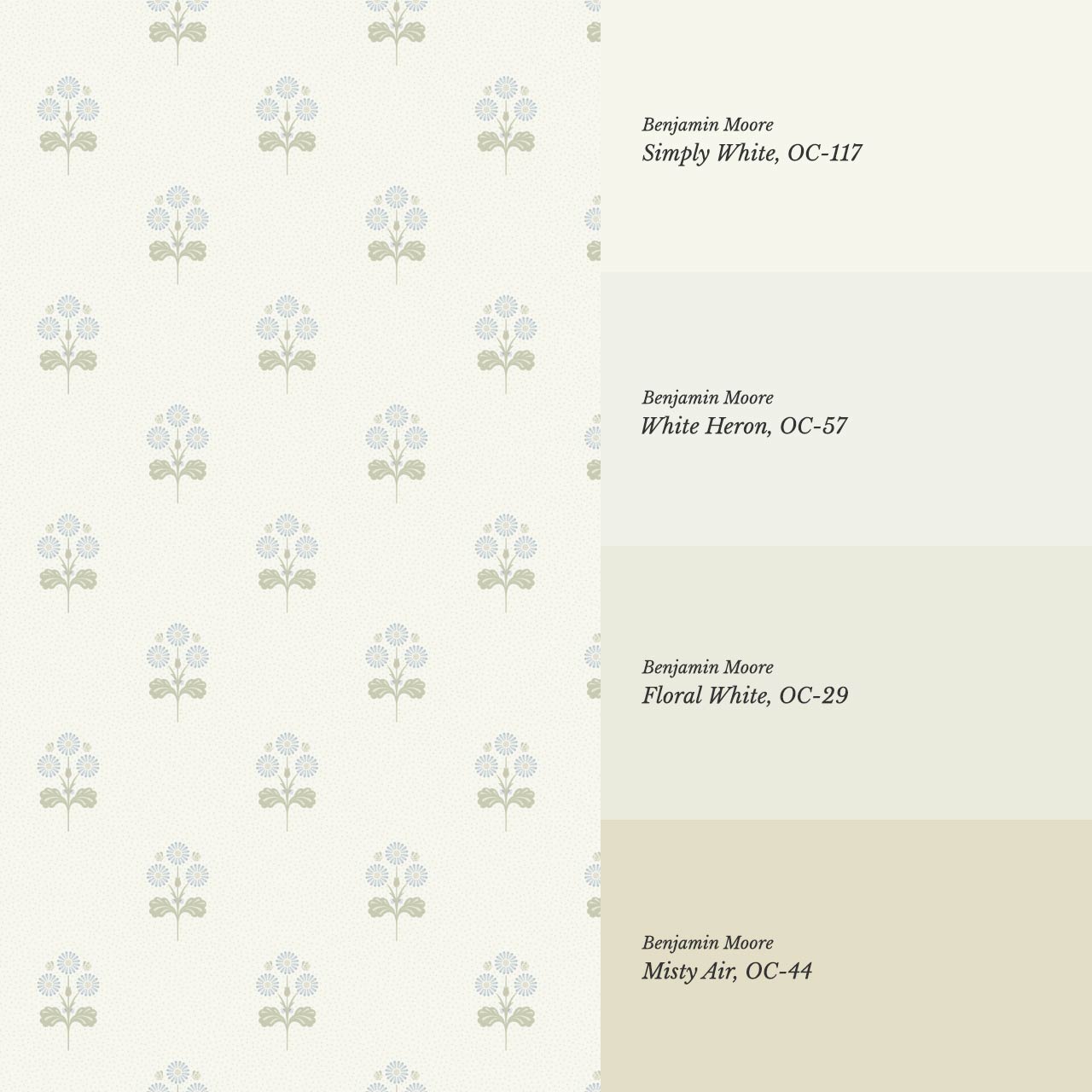 Elowynne Springtime Trellis Sage Sky Wallpaper